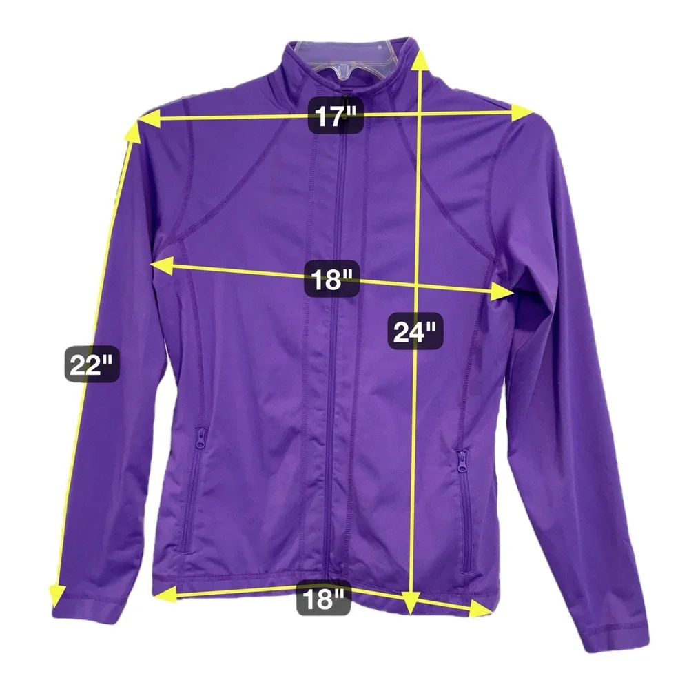 FootJoy | Full Zip Up Performance Purple Athletic Jacket Size‎ Small Gorpcore